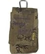 Green Camo Pouch with Belt Loop & Optional Carabiner for Apple ipod cell phone