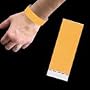 Neon Orange Paper Wristbands 500ct