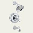 Delta T17455 Victorian 17 Series Volume Control and Pressure Balance Tub/Shower
