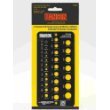 Irwin 12092 29 Hole 1/16-Inch to-1/2-Inch Steel Drill Bit Gauge