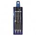 Pencil, Drafting, Rubber Grip, Clutch Action, 3/Pack, Black (STD925WS3) Category: Pencils