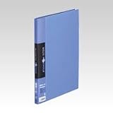 キングジム クリアーファイル・リサイクルA4判タテ型(20ポケット)【青】 132Rの画像