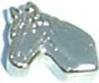 Horse Head Floating Charm for Heart Lockets