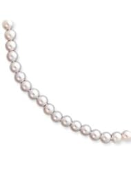 14k 6-6.5mm White Akoya Saltwater Cultured Pearl Necklace - PL60AA-20"