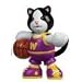 Ganz Webkinz Shootin' Hoops Black And White Cat Figure