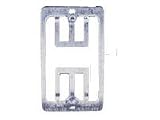 New CABLES TO GO Single Gane Wallplate Mounting Bracket Silver Compatible With NEMA Standards
