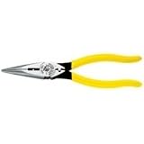 Klein D203 8NCR 8 Inch Heavy Duty Long Nose Pliers Side Cutting, Wire Stripping and Crimping 11HjzfbCLfL. SL160 Klein D203 8NCR 8 Inch Heavy Duty Long Nose Pliers Side Cutting, Wire Stripping and Crimping