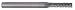 Carbide Cutter - Cylindrical Square End, 3/32 dia., End Cut #46-19902