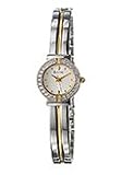BULOVA Watches:Bulova Watches 98X000 Crystal Silver Dial Stainless Steel and Gold Plated Women's Watch