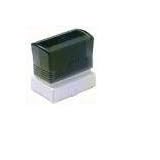 Pre inked Rubber Stamp in Black 34 x 58mm
