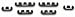 Third Party New : Spark Plug Wire Separators Incl. 2-2 Hole Separators/2-3 Hole Separators/2-4 Hole Separators Yellow