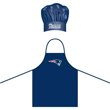 New England Patriots NFL Barbeque Apron and Chef's Hat