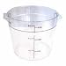 Round Storage Container Clear 6 Qt. (lid sold separately)