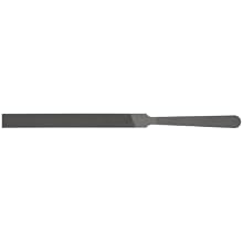 PFERD Tungsten Point Hand File, American Pattern, Double Cut, Rectangular, Medium, 4" Length, 5/16" Width, 1/32" Thickness
