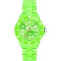 Ice Watch - CS.GN.S.P.10 - Classic Solid - Montre Femme - Quartz Analogique - Cadran Vert - Bracelet Plastique Vert - Petit Mod�le