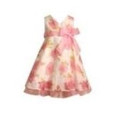 Bonnie Baby Multi Floral Burnout Dress, Pink by Bonnie Baby