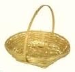Dollhouse Miniature Basket with Handle