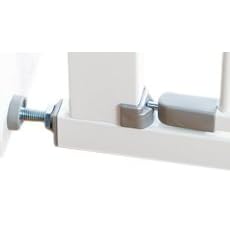 Babydan Swing shut white silver fittings