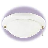 Sea Gull Lighting 1648 15 One Light Ceiling Fan Light Kit, White Finish with White Glass 11Ht02OgkNL. SL160 Sea Gull Lighting 1648 15 One Light Ceiling Fan Light Kit, White Finish with White Glass