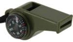 Mini Portable 3 in 1 Outdoor Camping Whistle with Compass and Thermometer(Green)