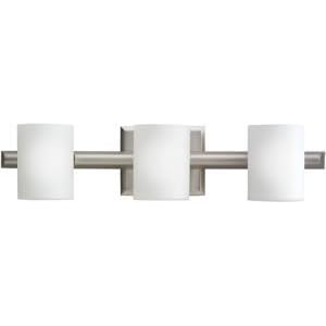Kichler Cylinder Brushed Nickel 21 Wide Bathroom Light by Kichler
