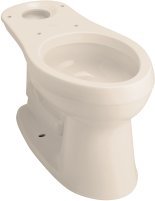 Buy KOHLER Cimarron Comfort Height Elongated Toilet Bowl, without Seat, Innocent Blush #K-4286-55