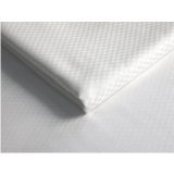 Natural Comfort Elegant 300 TC White Duvet Cover, Single Ply 100-Percent Egyptian Cotton Checker Pattern, Queen