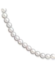 Ann Harrington Jewelry 14k Yellow Gold 7.5 - 8 mm White Akoya Saltwater Cultured Pearl Strand Necklace