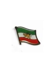 Toy: Iran Persian Lion Country Flag Small Metal Lapel Pin Badge 3/4 X 3/4 Inches ... New - SUPERDAVES SUPERSTORE