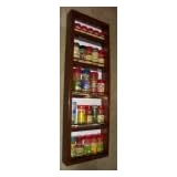 (SR-330)WallmountorsurfacemountedKitchenSpiceRackholder,30