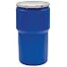 Eagle 1610MB Blue High Density Polyethylene Lab Pack Drum with Metal Lever-lock Lid, 14 gallon Capacity, 26.5" Height, 15" Diameter