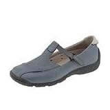 Dunham Mimosa T- Strap | Ladies Shoes Blue Leather by Dunham