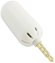 GreyMobiles White Mini Clip On Portable Microphone And Speaker For Apple iPhone 3G 3GS - iPod Nano 4G 5G - Classic - Touch 2G 3G