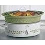 Rival SCE500WM 5-Qt Embossed Stoneware Crock-Pot Slow Cooker