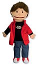 Childrens Toyshop  Toys : Medium Puppet Buddie White Boy Puppet [Toy]