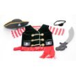 Melissa & Doug PIRATE DRESS-UP Role Play Set