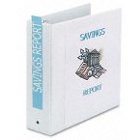 Avery Nonglare Durable View Binder, 3 Inch Rings,White, 1 Binder (02601)