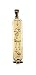 Jewelry : Egyptian Cartouche Pendant with "I Love You" in Ancient Egyptian Hieroglyphics - Solid Style- in 18K Gold, Silver or Silver with Gold Symbols