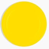 Solid Lemon Yellow 10 inch Paper Plate