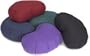 YogaAccessories (TM) Crescent Zafu Meditation Cushion (with Buckwheat Hulls) - Black