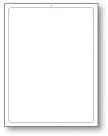 Blank Laser Window Stickers Permanent Adhesive 8.5" x 11" (Blank)