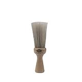 Stand-up horsehair neck duster