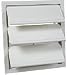 Air Vent Inc. Auto Wht Gable Shutter 54703 Attic & Whole House Fans