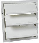 Air Vent Inc. Auto Wht Gable Shutter 54703 Attic & Whole House Fans