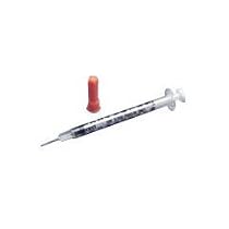 MONOJECT SoftPack 3 cc/ml Syringe w/ 25g x 1" Needle - - Box of 100