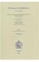Studia Patristica Vol. XXXVI - Critica et Philologica, Nachleben, First Two Centuries, Tertulian to Arnobius, Egypt before Nicaea, Athanasius and his Opponents