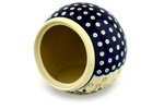 Polish Pottery Holder For Sponge (5.71in.H x 4.92in.W x 6.69in.L) Traditional Pattern - H3753B