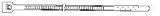 3M 06200 Weather-Resistant Miniature Cable Tie, 4-Inch, Black, 100-Count