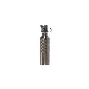 Oggi Gun Metal 26oz Wide Mouth Stainless Steel Reusable Bottle with Sports cap