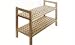 Walnut Wooden Shoe Rack - Stacking